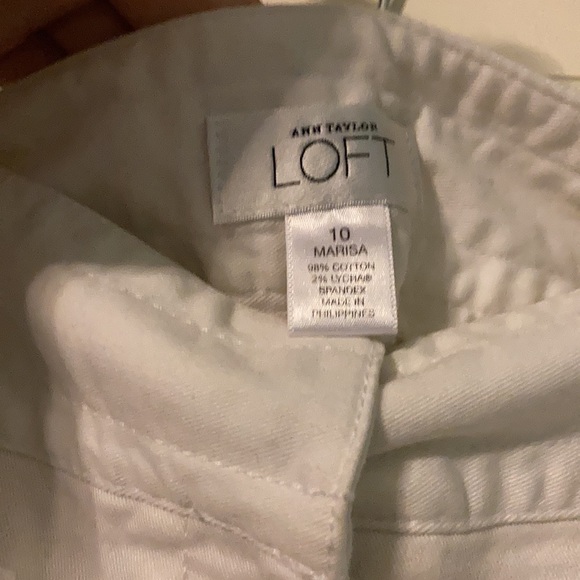 White Capri jean pants - Picture 3 of 4